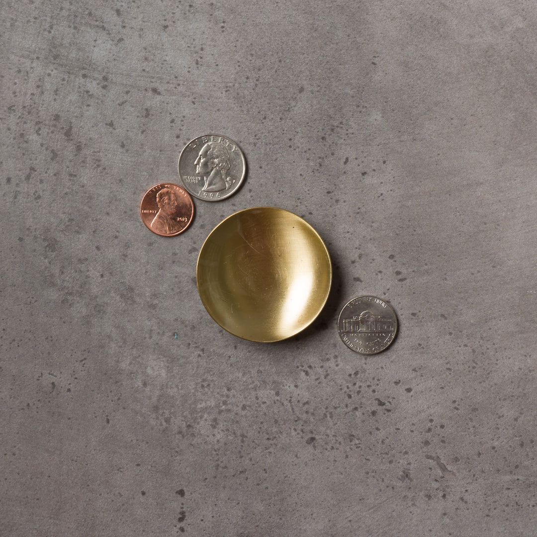 1.5" Brass Salt/Pepper Cellars (Set of 2)