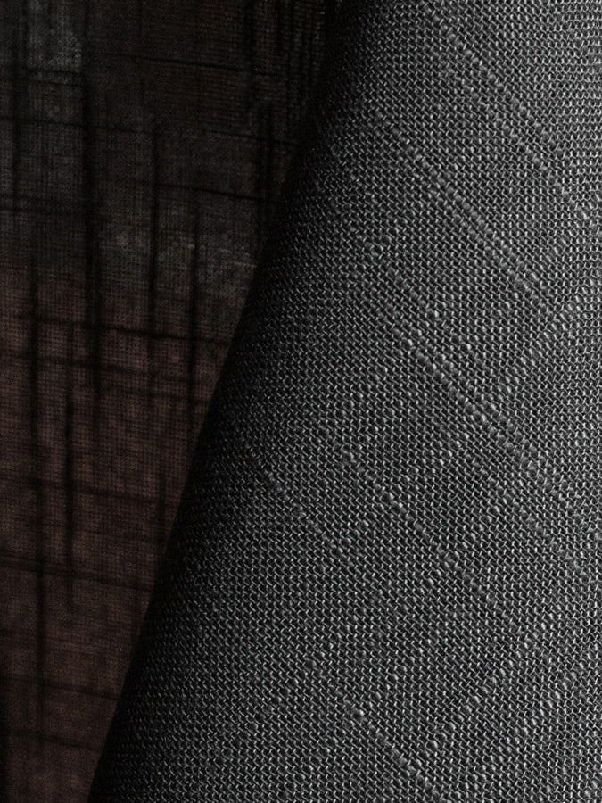 French Charcoal Linen