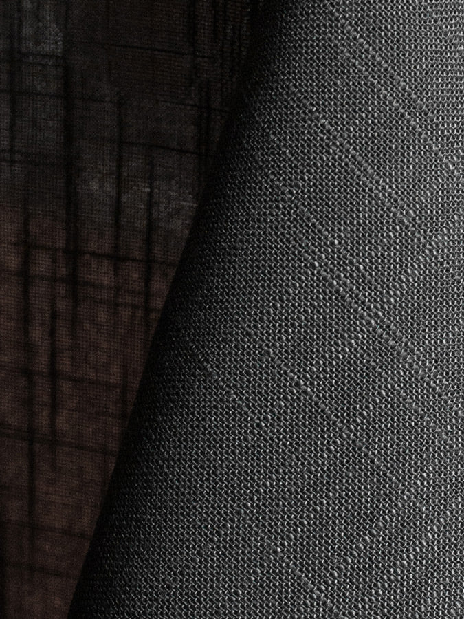 French Charcoal Linen