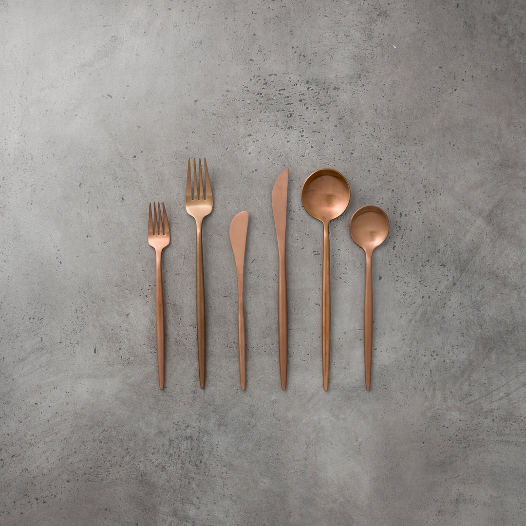 Modern Brushed Rose Gold Copper