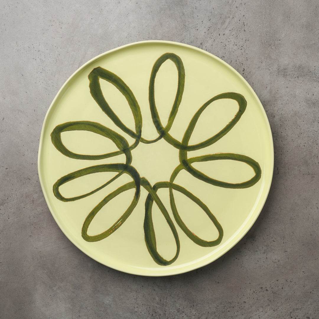 The Amalfi Lime Charger Plate