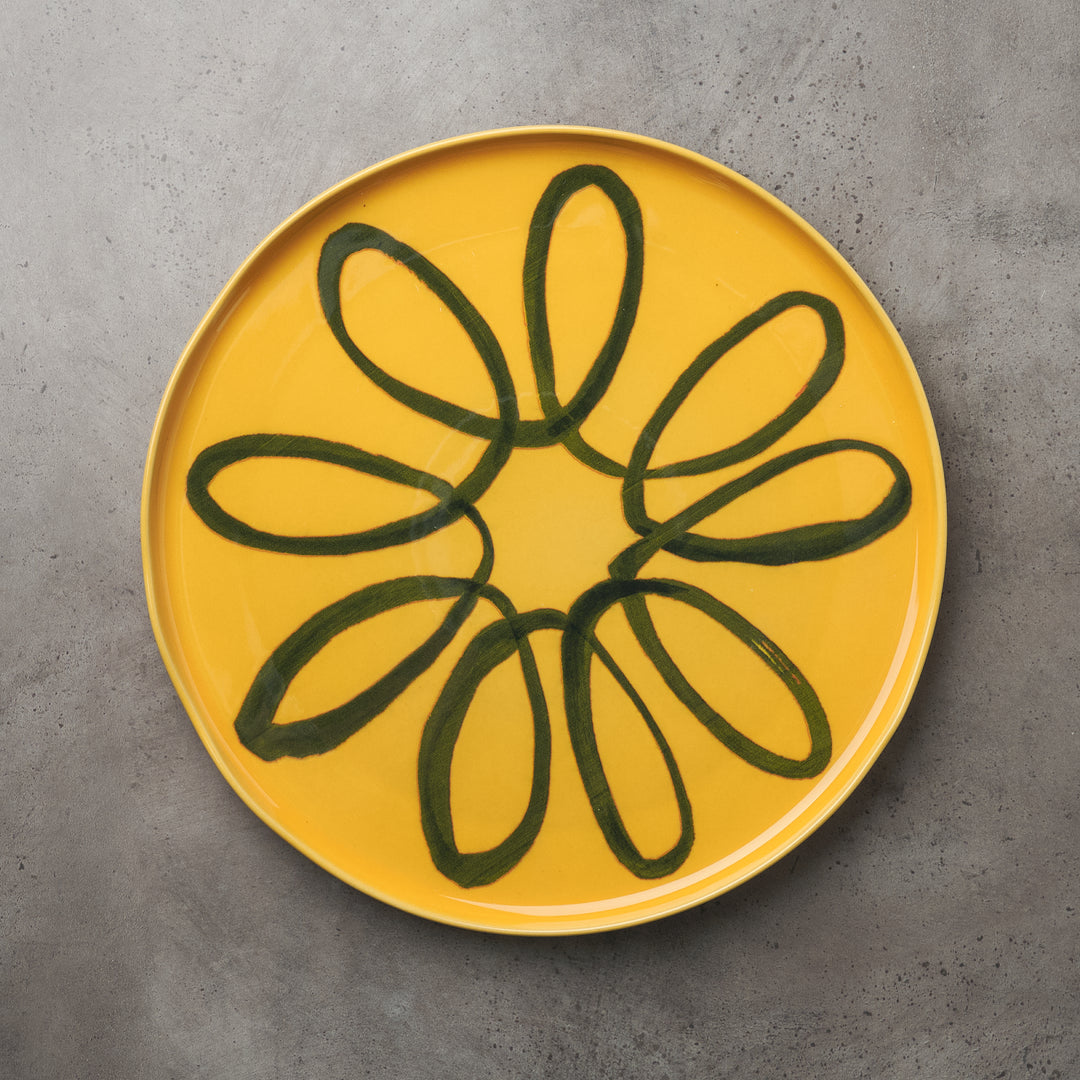 The Amalfi Mustard Charger Plate