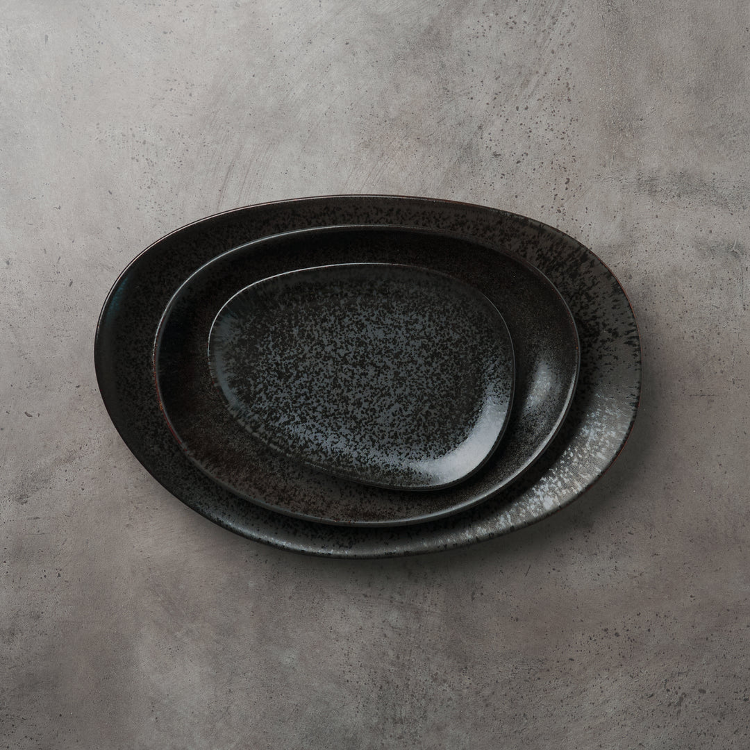 Speckled Midnight Platter