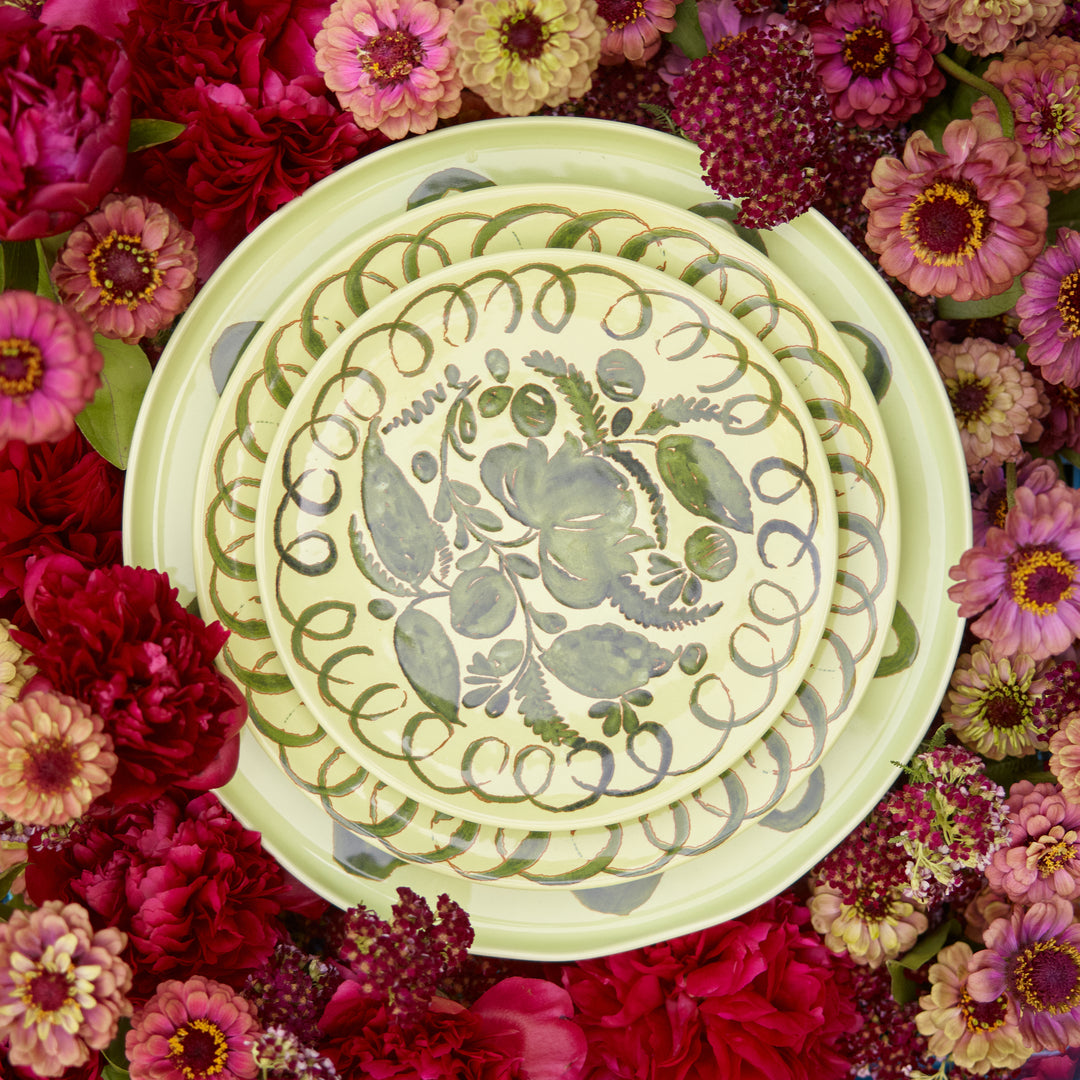 The Amalfi Lime Charger Plate