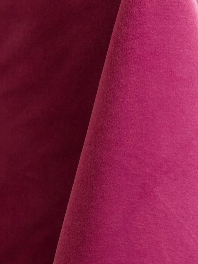 Velvet Hot Pink Linen