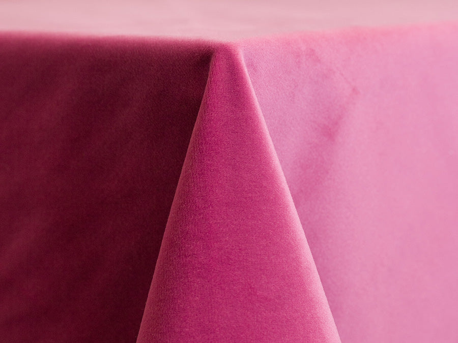 Velvet Hot Pink Linen