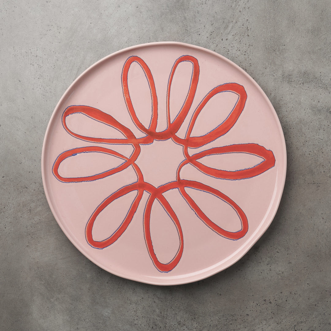 The Amalfi Guava Charger Plate