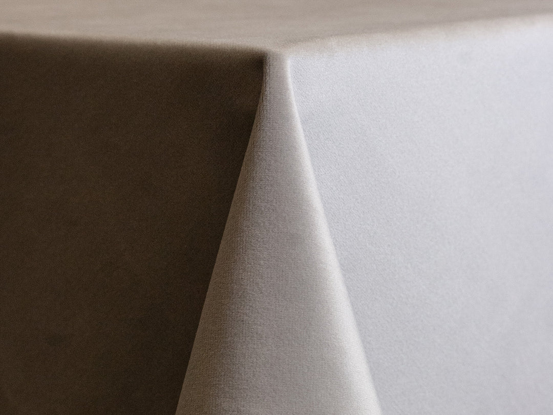 Velvet Silver Linen